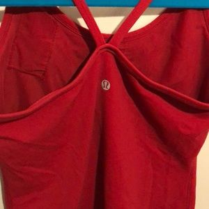 Red lululemon top